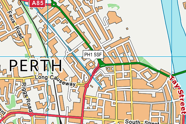 PH1 5SF map - OS VectorMap District (Ordnance Survey)