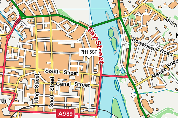 PH1 5SP map - OS VectorMap District (Ordnance Survey)