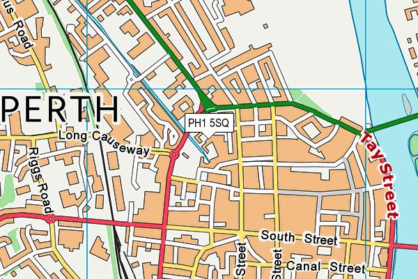 PH1 5SQ map - OS VectorMap District (Ordnance Survey)