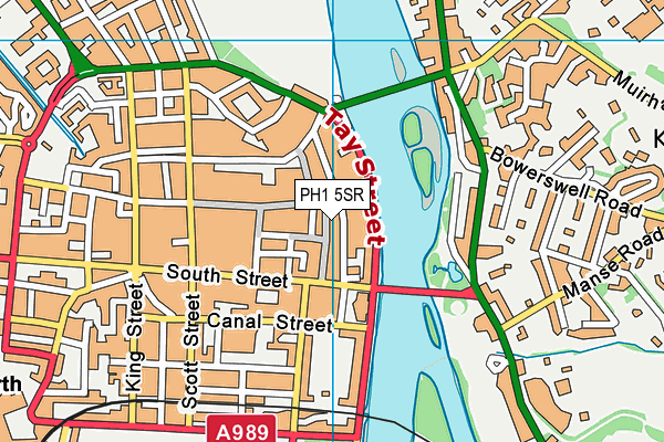 PH1 5SR map - OS VectorMap District (Ordnance Survey)