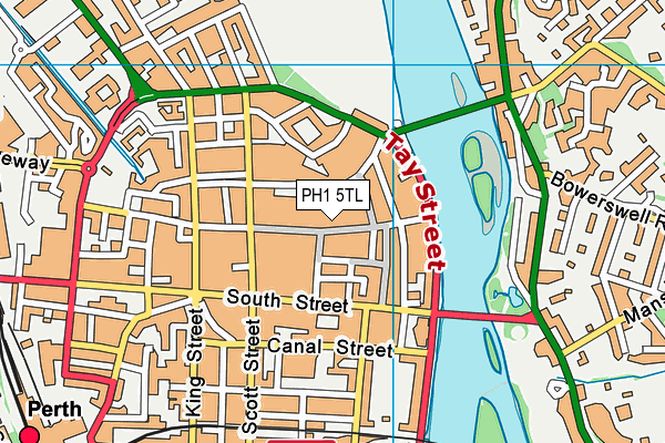 PH1 5TL map - OS VectorMap District (Ordnance Survey)