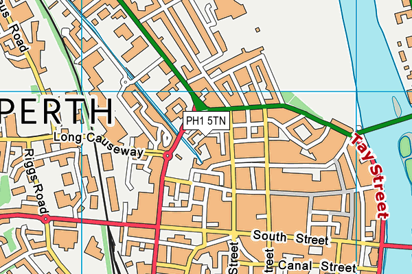 PH1 5TN map - OS VectorMap District (Ordnance Survey)