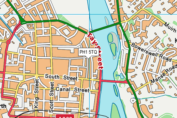 PH1 5TQ map - OS VectorMap District (Ordnance Survey)