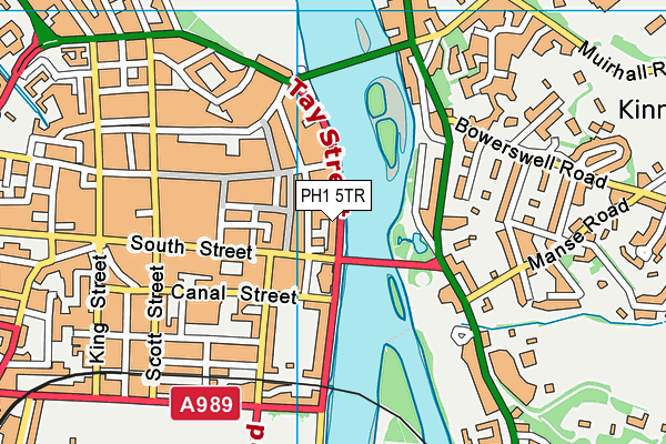 PH1 5TR map - OS VectorMap District (Ordnance Survey)