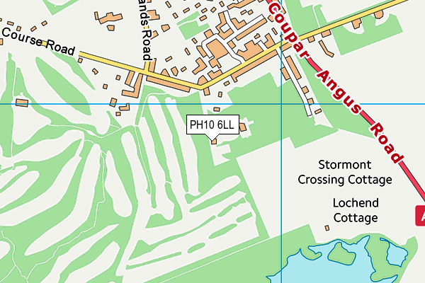 PH10 6LL map - OS VectorMap District (Ordnance Survey)