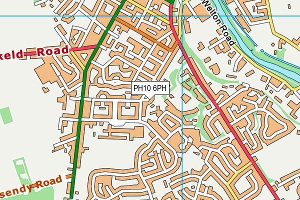 PH10 6PH map - OS VectorMap District (Ordnance Survey)
