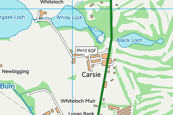 PH10 6QF map - OS VectorMap District (Ordnance Survey)