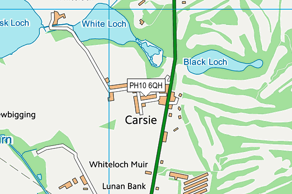 PH10 6QH map - OS VectorMap District (Ordnance Survey)