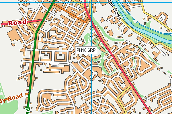 PH10 6RP map - OS VectorMap District (Ordnance Survey)