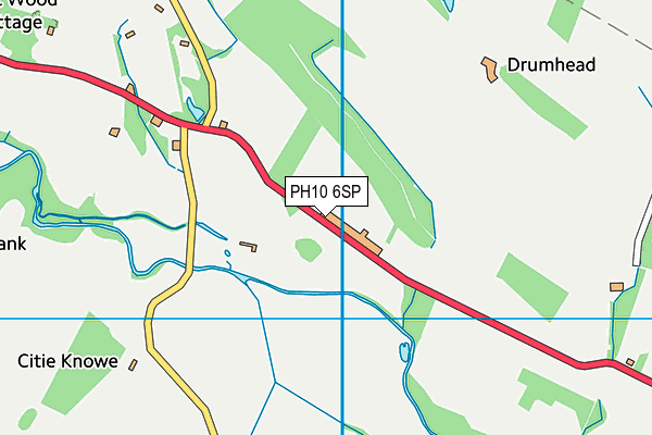 PH10 6SP map - OS VectorMap District (Ordnance Survey)