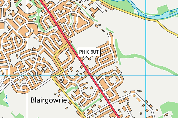 PH10 6UT map - OS VectorMap District (Ordnance Survey)