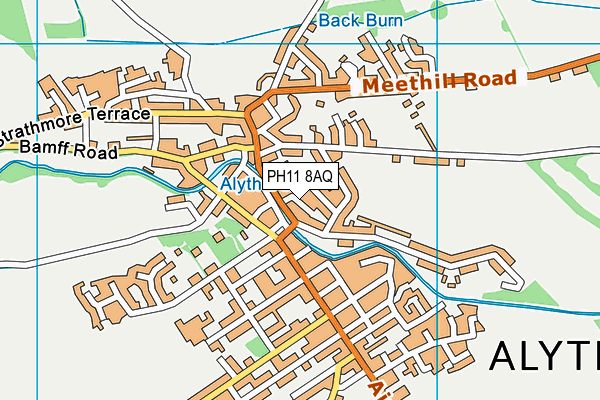 PH11 8AQ map - OS VectorMap District (Ordnance Survey)
