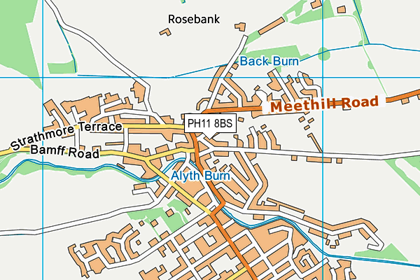 PH11 8BS map - OS VectorMap District (Ordnance Survey)