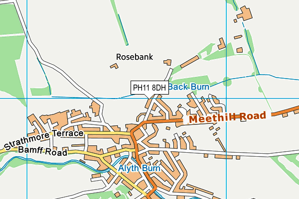 PH11 8DH map - OS VectorMap District (Ordnance Survey)
