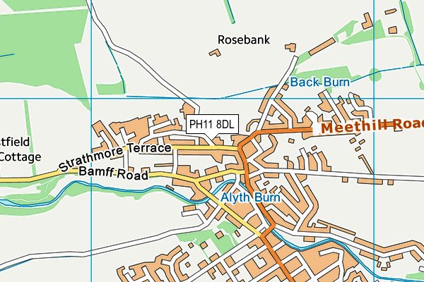 PH11 8DL map - OS VectorMap District (Ordnance Survey)