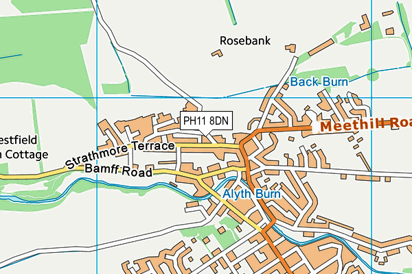 PH11 8DN map - OS VectorMap District (Ordnance Survey)