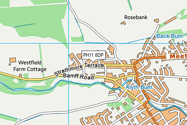 PH11 8DP map - OS VectorMap District (Ordnance Survey)