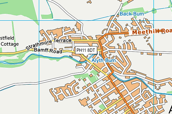 PH11 8DT map - OS VectorMap District (Ordnance Survey)