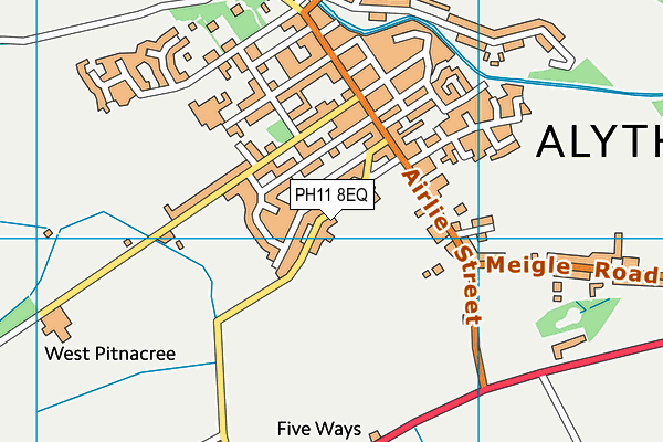 PH11 8EQ map - OS VectorMap District (Ordnance Survey)