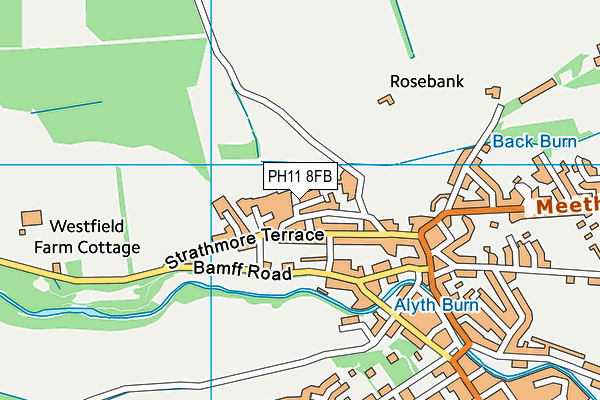 PH11 8FB map - OS VectorMap District (Ordnance Survey)