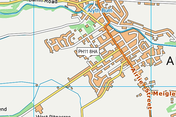 PH11 8HA map - OS VectorMap District (Ordnance Survey)
