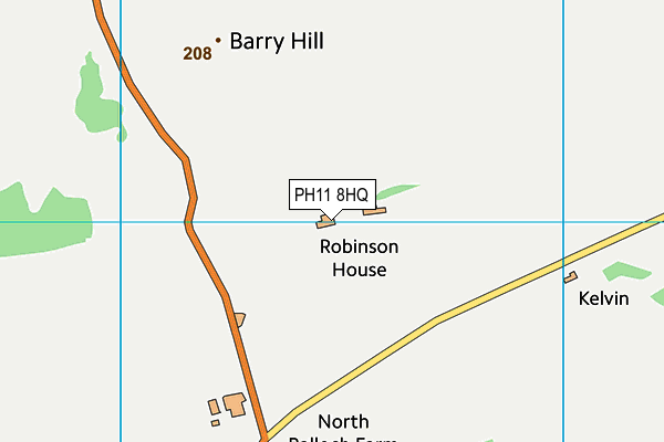 PH11 8HQ map - OS VectorMap District (Ordnance Survey)