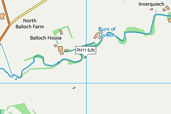 PH11 8JN map - OS VectorMap District (Ordnance Survey)