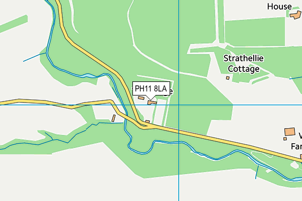 PH11 8LA map - OS VectorMap District (Ordnance Survey)