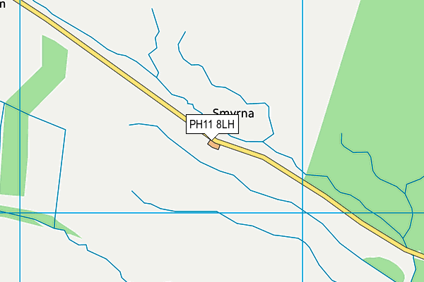 PH11 8LH map - OS VectorMap District (Ordnance Survey)