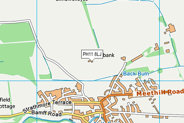 PH11 8LJ map - OS VectorMap District (Ordnance Survey)