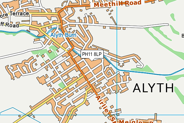 PH11 8LP map - OS VectorMap District (Ordnance Survey)