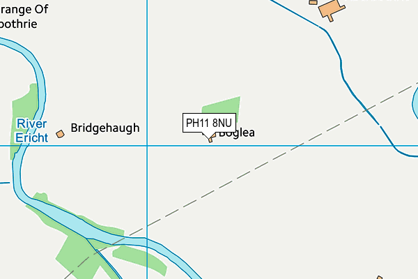 PH11 8NU map - OS VectorMap District (Ordnance Survey)