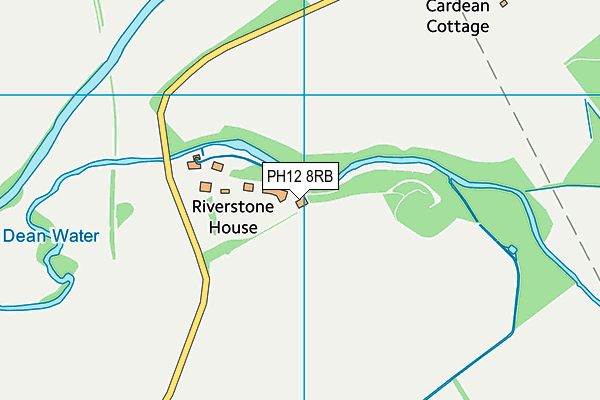 PH12 8RB map - OS VectorMap District (Ordnance Survey)