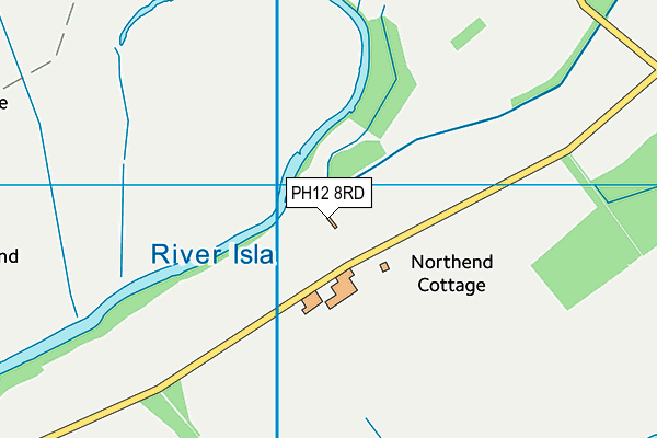 PH12 8RD map - OS VectorMap District (Ordnance Survey)