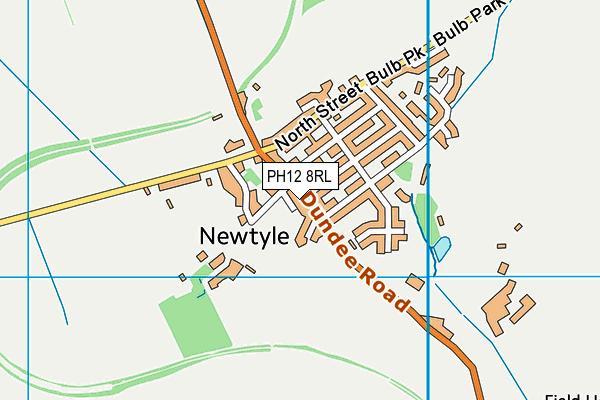 PH12 8RL map - OS VectorMap District (Ordnance Survey)