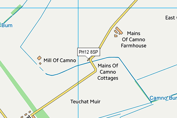 PH12 8SP map - OS VectorMap District (Ordnance Survey)