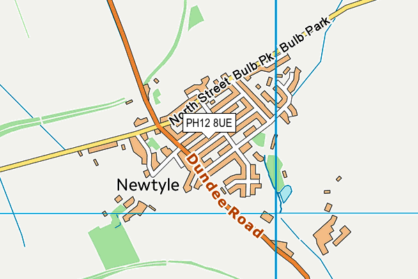 PH12 8UE map - OS VectorMap District (Ordnance Survey)