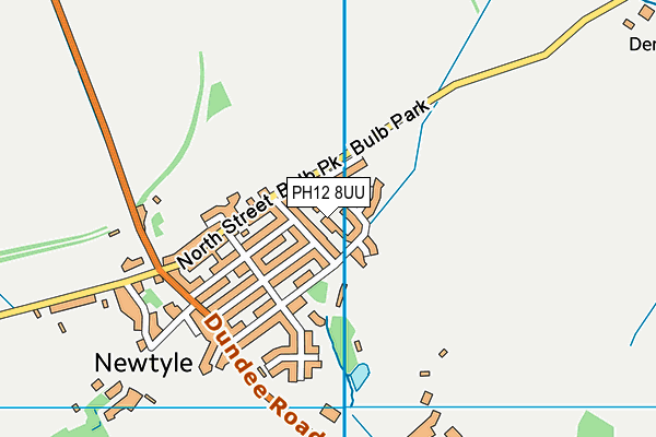 PH12 8UU map - OS VectorMap District (Ordnance Survey)