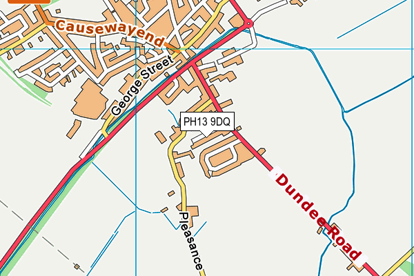 PH13 9DQ map - OS VectorMap District (Ordnance Survey)