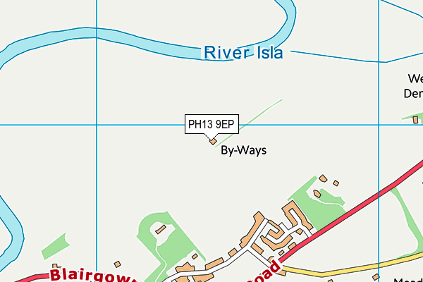 PH13 9EP map - OS VectorMap District (Ordnance Survey)