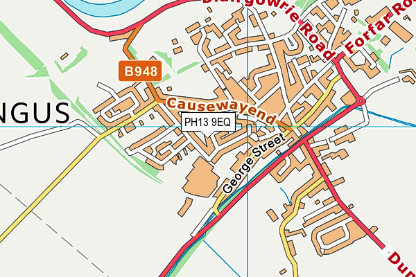 PH13 9EQ map - OS VectorMap District (Ordnance Survey)