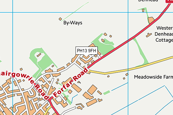 PH13 9FH map - OS VectorMap District (Ordnance Survey)
