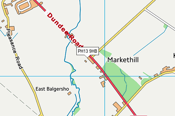 PH13 9HB map - OS VectorMap District (Ordnance Survey)