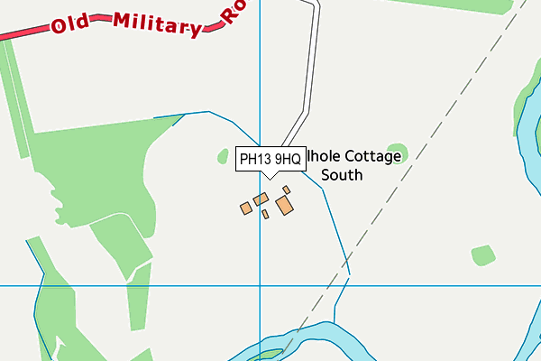PH13 9HQ map - OS VectorMap District (Ordnance Survey)