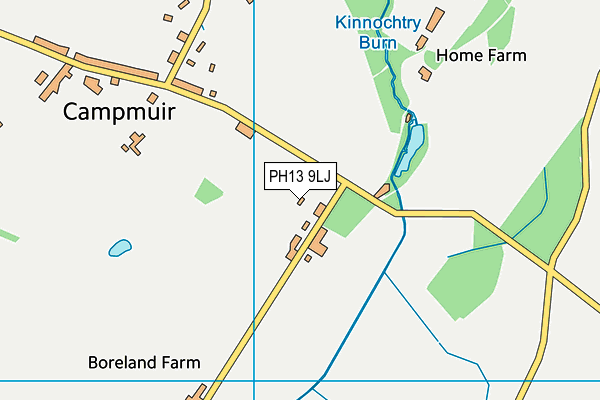 PH13 9LJ map - OS VectorMap District (Ordnance Survey)