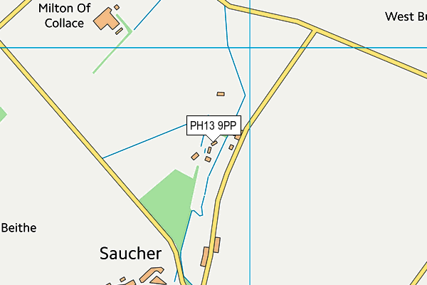 PH13 9PP map - OS VectorMap District (Ordnance Survey)