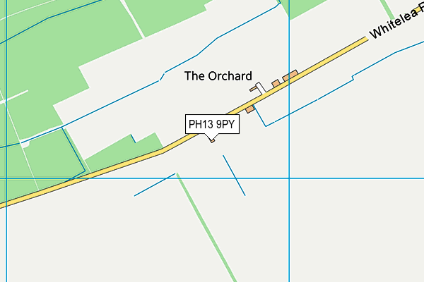 PH13 9PY map - OS VectorMap District (Ordnance Survey)