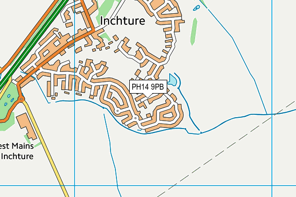 PH14 9PB map - OS VectorMap District (Ordnance Survey)
