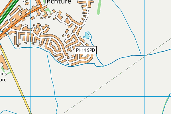 PH14 9PD map - OS VectorMap District (Ordnance Survey)