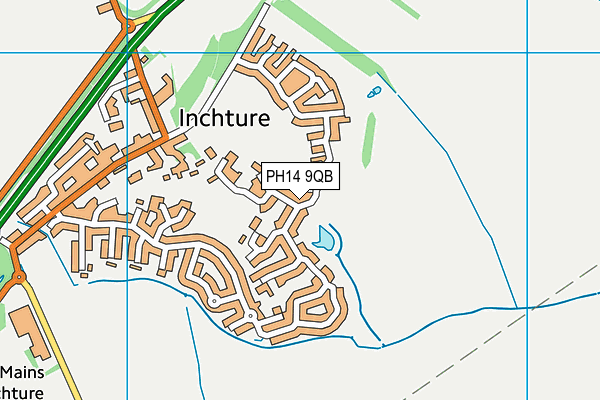 PH14 9QB map - OS VectorMap District (Ordnance Survey)
